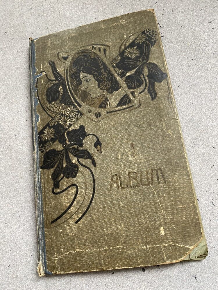 Album na pohledy, fotografie, 52 stran, 1.pol.20.stol.