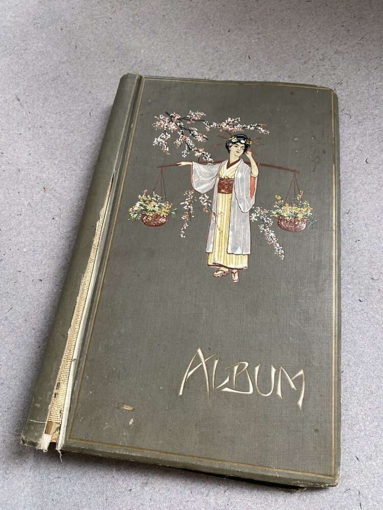 Album na pohledy, fotografie, 100 stran, 1.pol.20.stol.