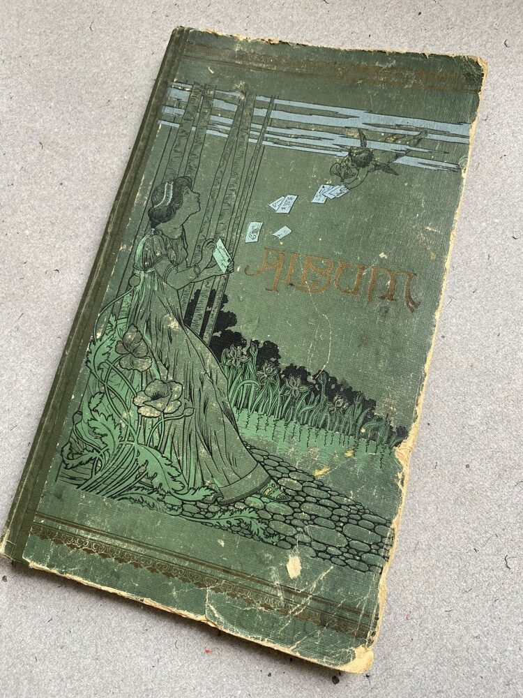 Album na pohledy, fotografie, 50 stran, 1.pol.20.stol.