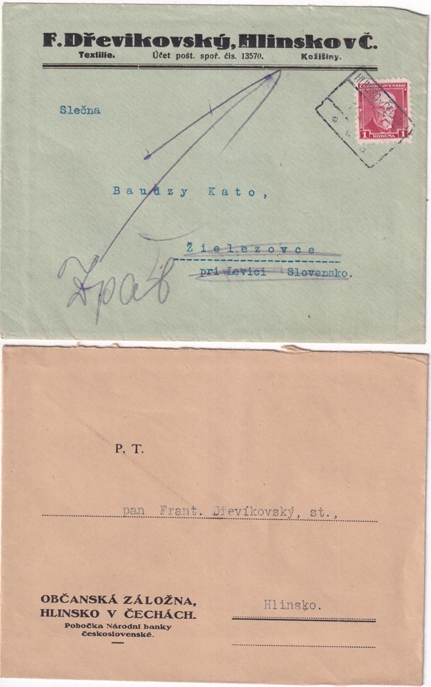 Soubor dokumentů Společnost pro průmysl kožešnický 30.léta, Hlinsko - Obrázek 5