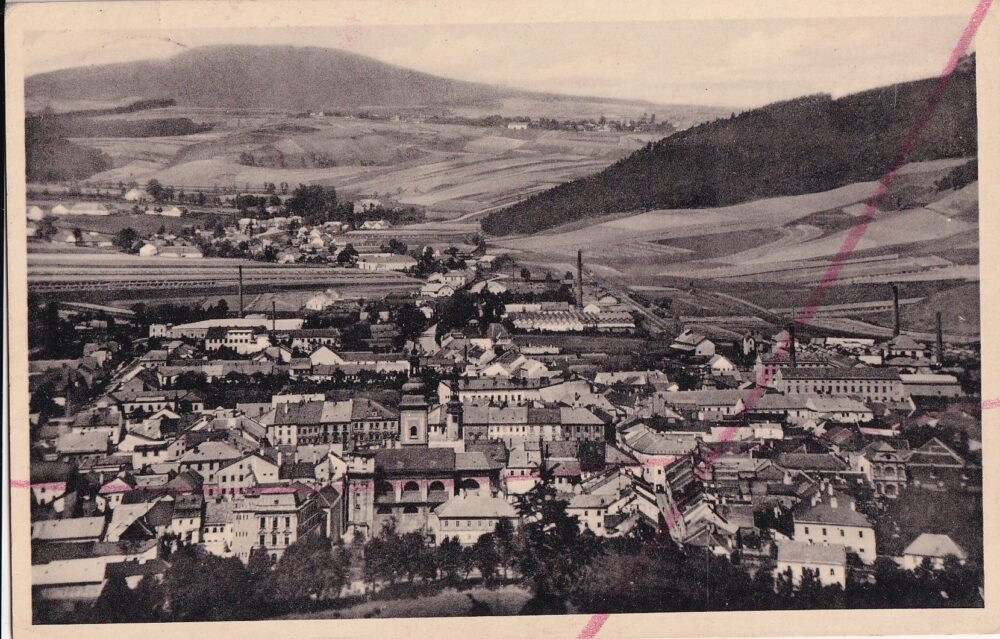 Pohlednice Zlín adresát O.Vlček Baťov, internát 1945