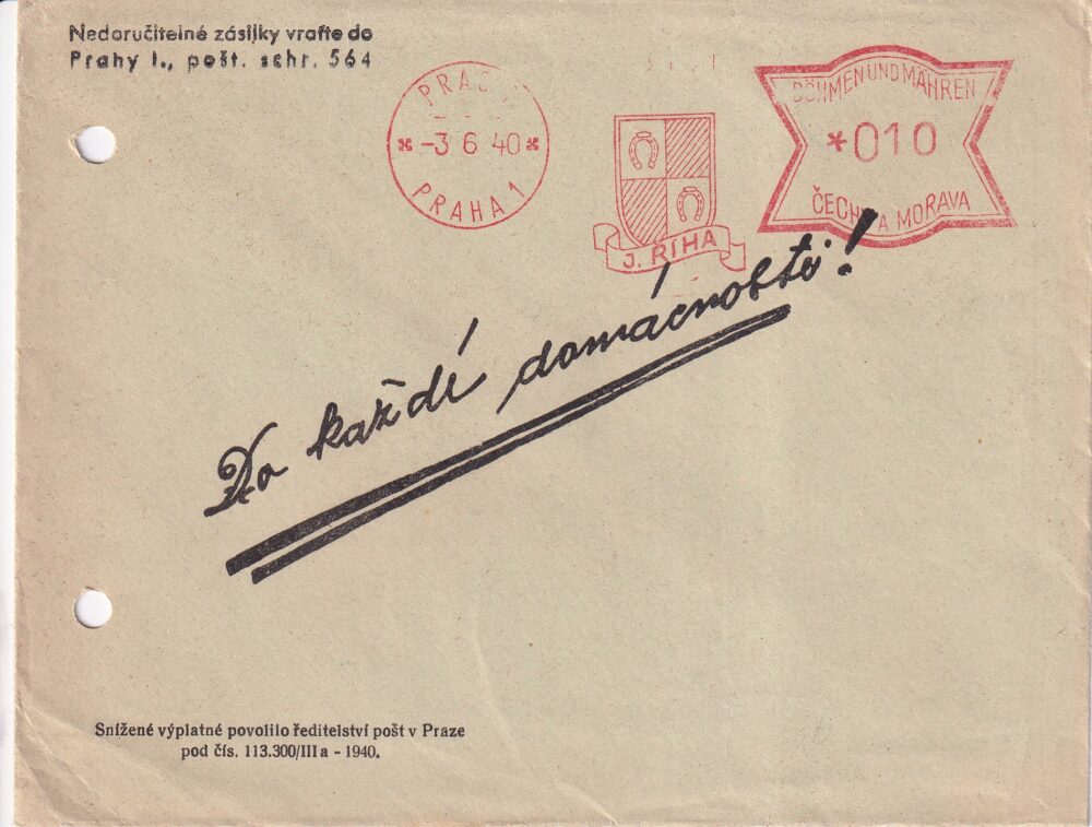 Obálka Do každé domácnosti, r.1940