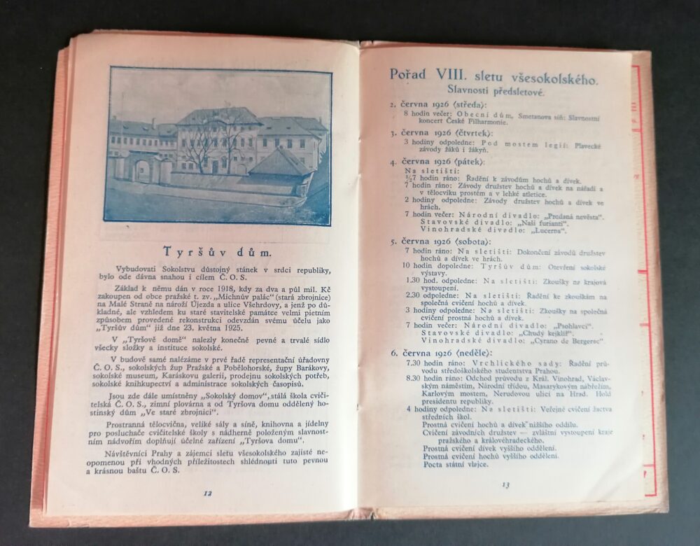 PRAHA Plastický plán - v době VIII.Sletu Všesokolského 1926, brožurka - Image 5