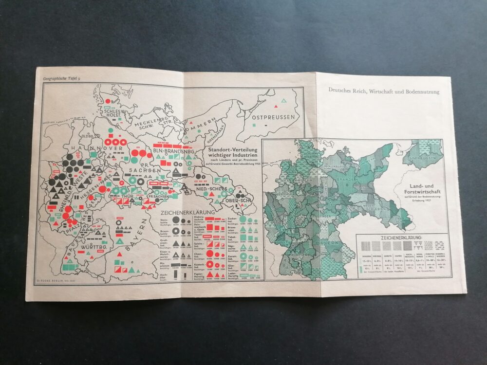 Mapa Německo ve světovém obchodu Německá říše, 1.pol.20.stol. - Image 3