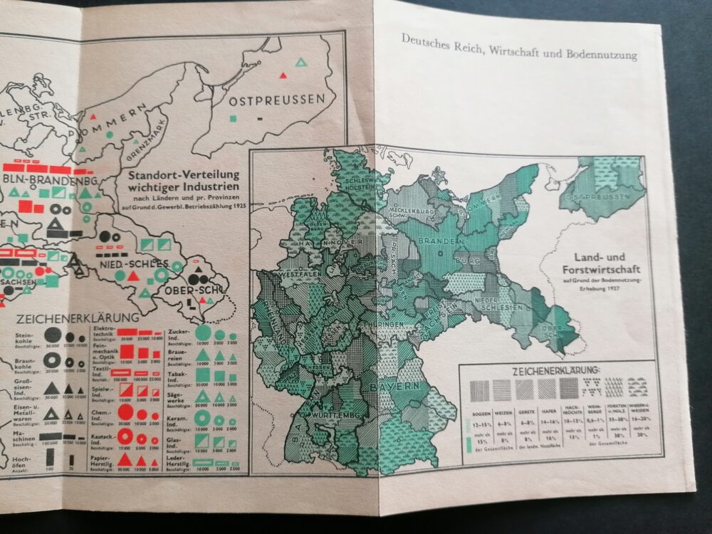 Mapa Německo ve světovém obchodu Německá říše, 1.pol.20.stol. - Image 4