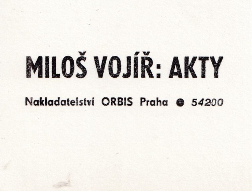 Větší formát fotografie Akty, M.Vojíř, nakladatel. Orbis r.1971 6 ks - Image 8