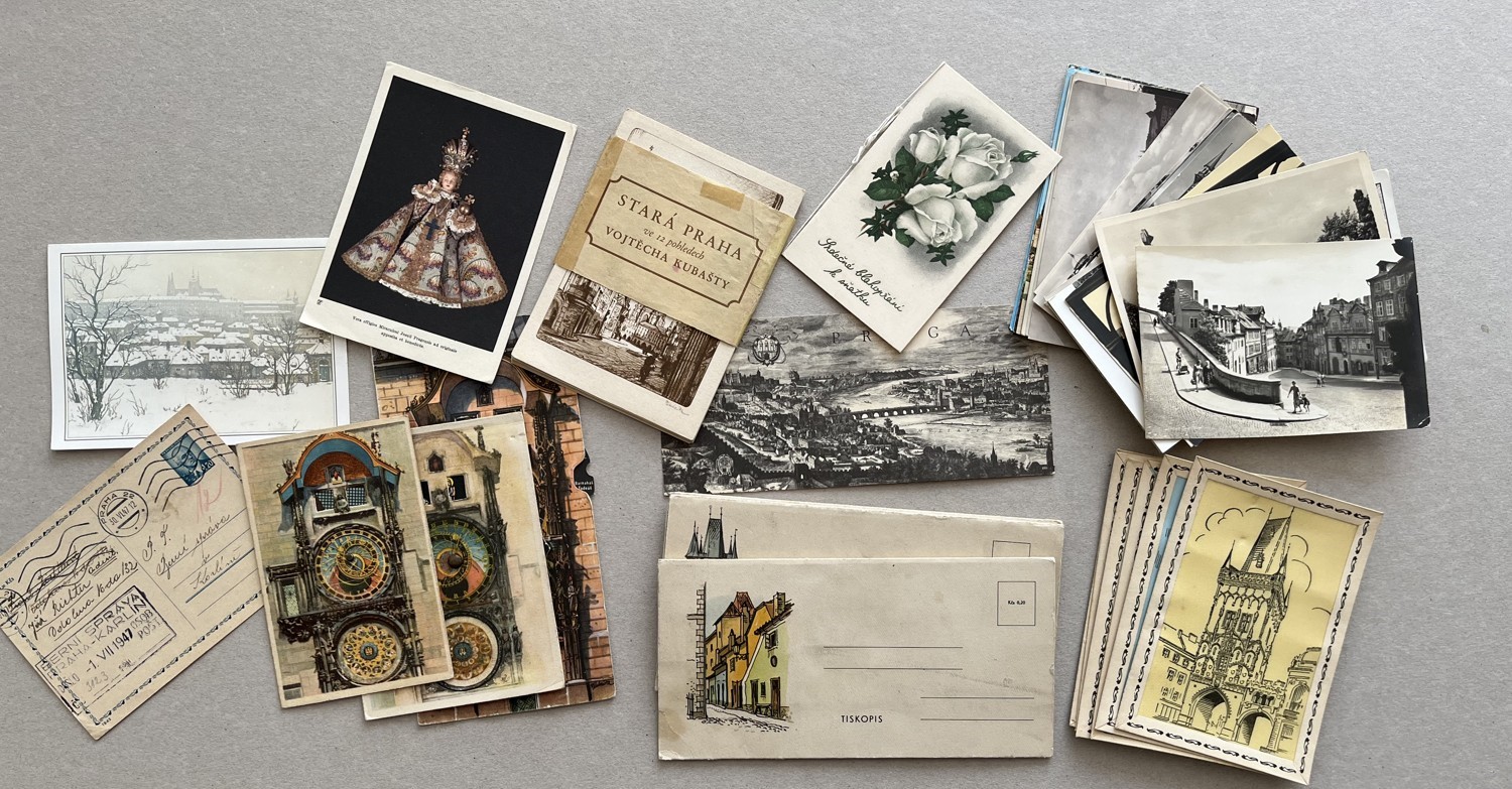 Pohlednice Prahy, rozkládací - Kubašta, pohybové Orloj 60 ks - Obrázek 9