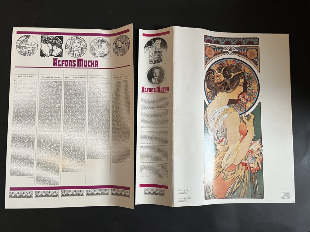 Alfons Mucha soubor 10 volných listů reprodukcí Pressfoto 2.pol.20.st. - Image 2