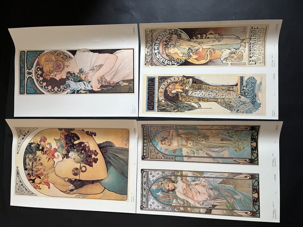 Alfons Mucha soubor 10 volných listů reprodukcí Pressfoto 2.pol.20.st. - Image 4