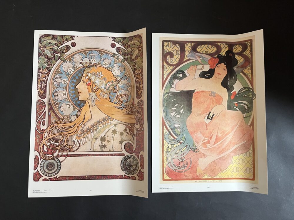 Alfons Mucha soubor 10 volných listů reprodukcí Pressfoto 2.pol.20.st. - Image 5