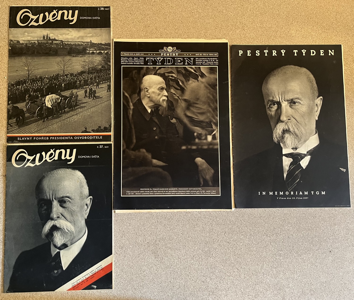 Noviny Tomáš Garrigue Masaryk - o životě, poslední cesta 22 ks - Obrázek 5