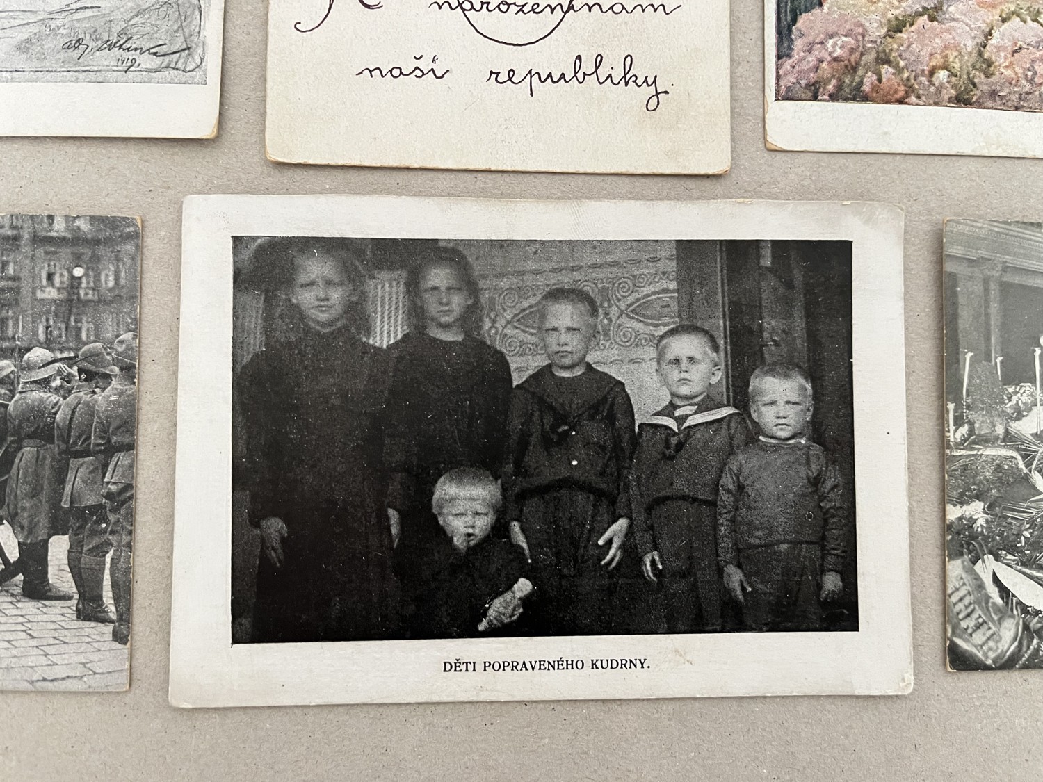 Pohlednice Vojsko Vznik ČSR, vlastenecké 6 ks 1.pol.20.stol. - Obrázek 2