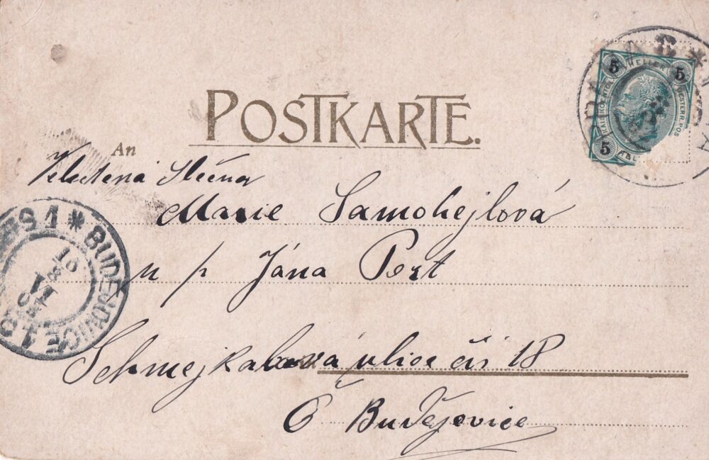 Pohlednice Rakousko-Uhersko, Vojáci - Letos jdu! před r.1918 - Image 2