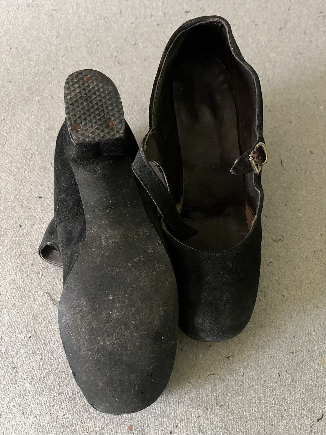 Boty na podpatku, klínku z dob socialismu 3 páry, 50-80.léta - Obrázek 9