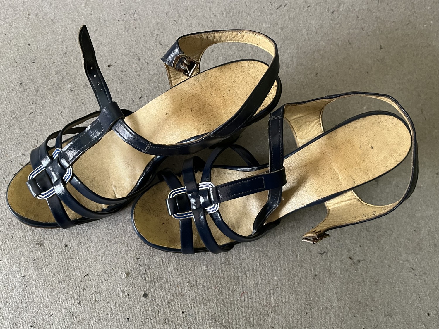 Dámské společenské boty na podpatku z dob socialismu, 3 páry - Obrázek 4