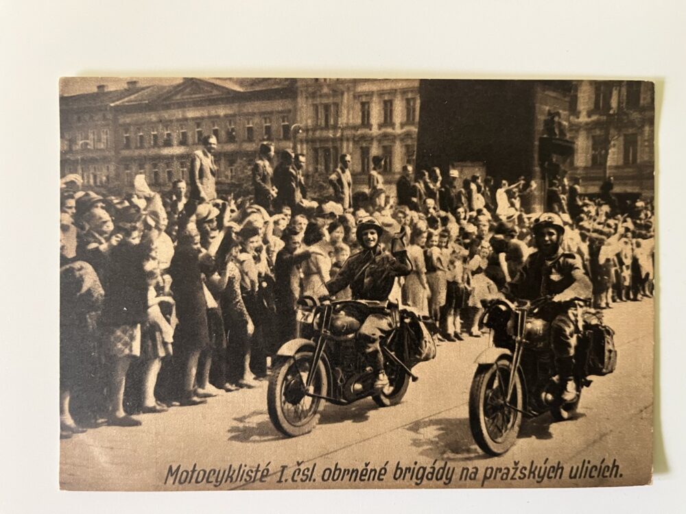 Fotopohlednice - Dělostřelectvo, tanky, trubač, motocyklisté 9 ks - Image 10