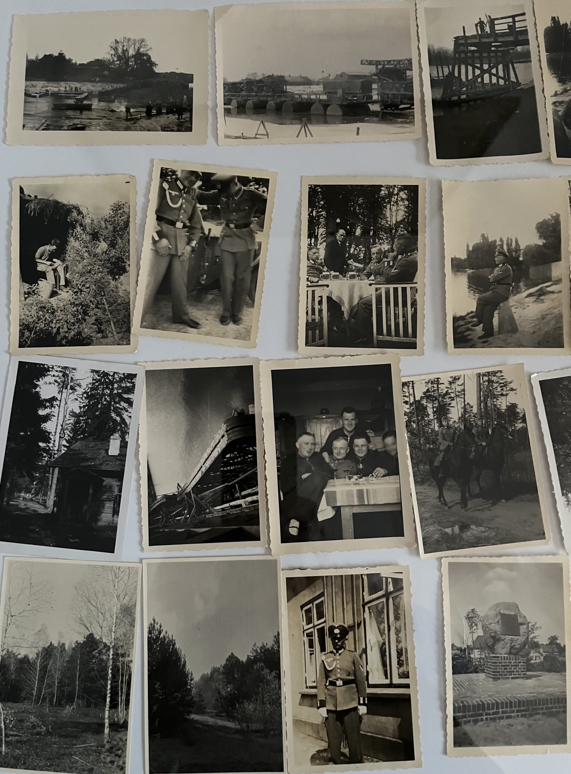 Album+kufřík fotografií německého vojáka z fronty, okupovaných oblastí 400ks - Obrázek 21