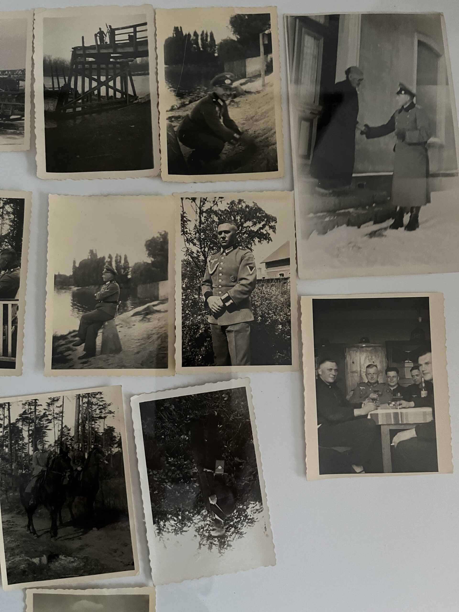 Album+kufřík fotografií německého vojáka z fronty, okupovaných oblastí 400ks - Obrázek 22