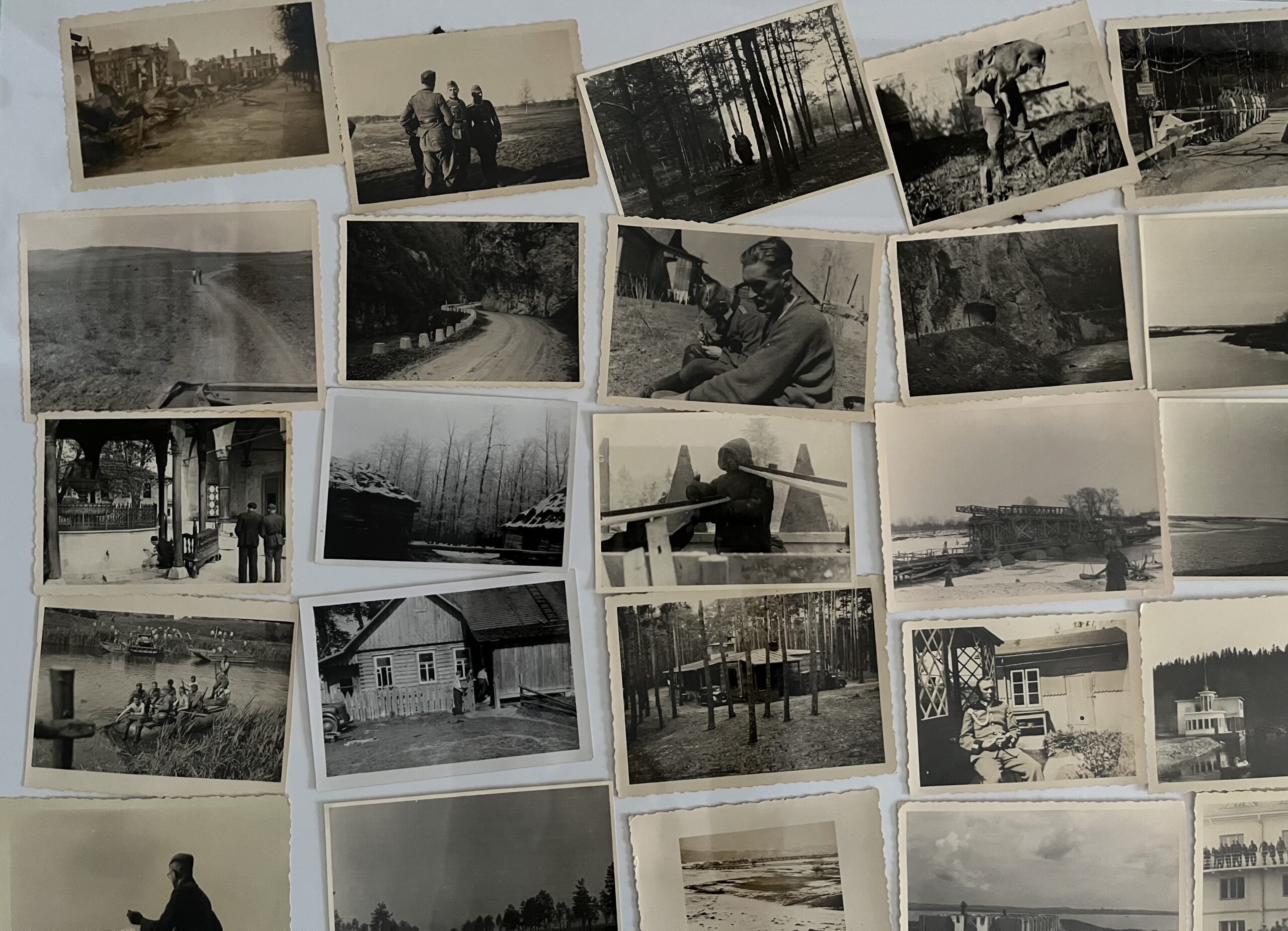 Album+kufřík fotografií německého vojáka z fronty, okupovaných oblastí 400ks - Obrázek 19