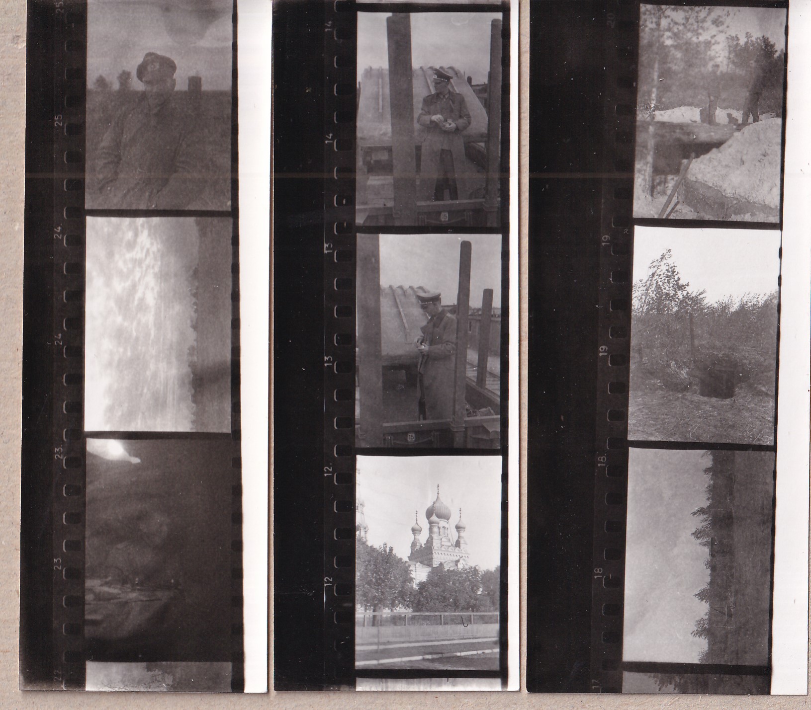 Album+kufřík fotografií německého vojáka z fronty, okupovaných oblastí 400ks - Obrázek 16