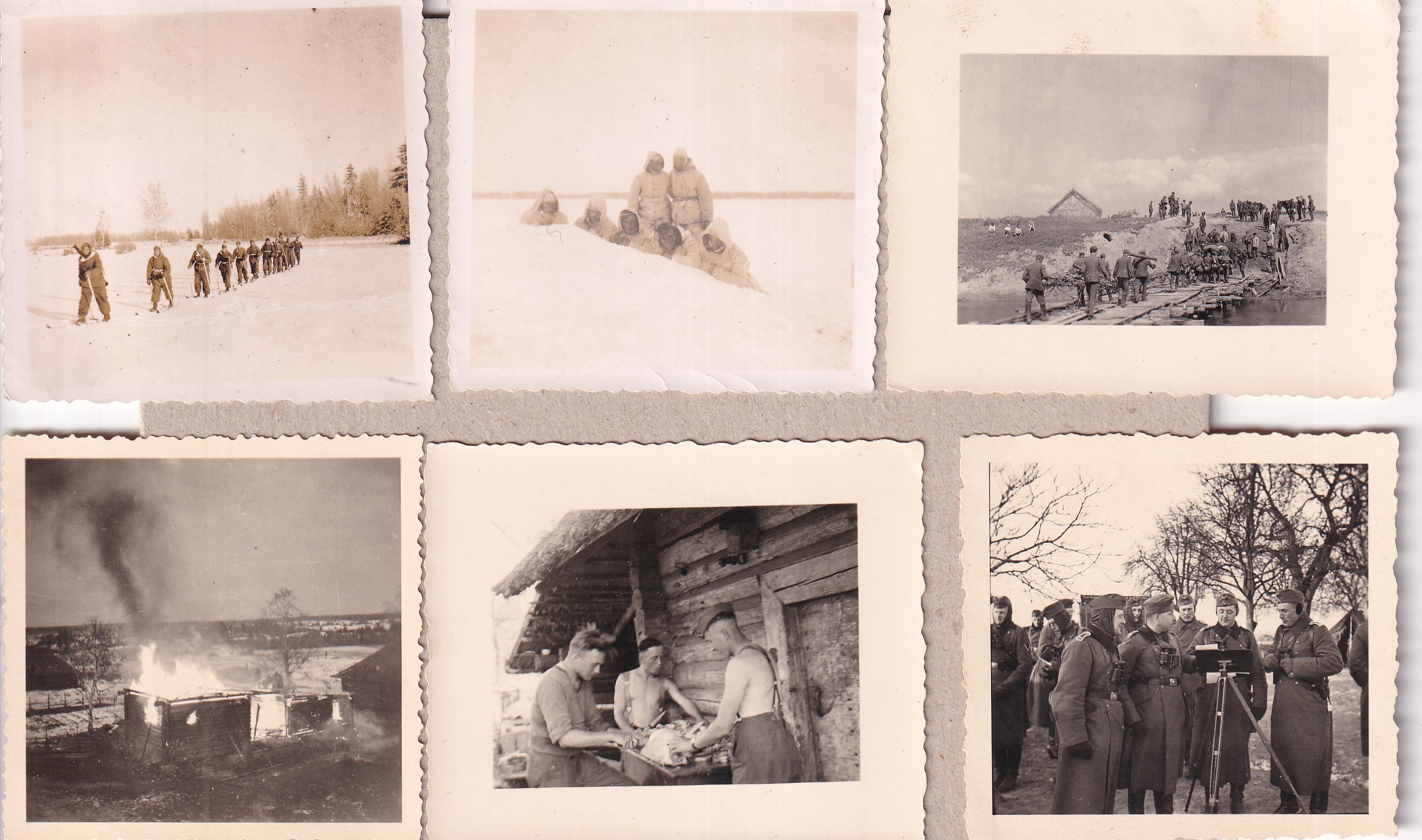 Album+kufřík fotografií německého vojáka z fronty, okupovaných oblastí 400ks - Obrázek 15