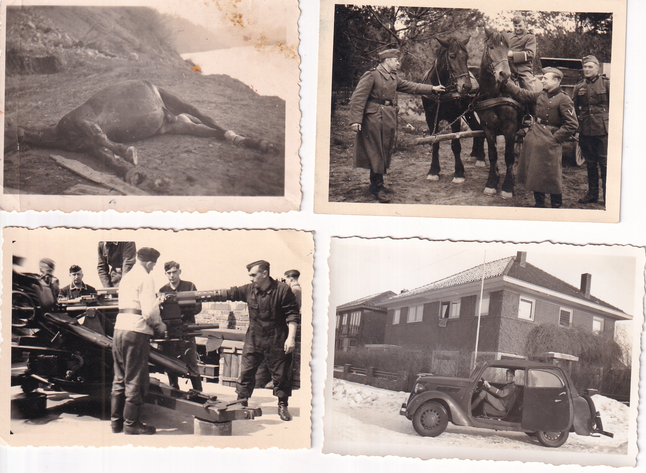 Album+kufřík fotografií německého vojáka z fronty, okupovaných oblastí 400ks - Obrázek 11