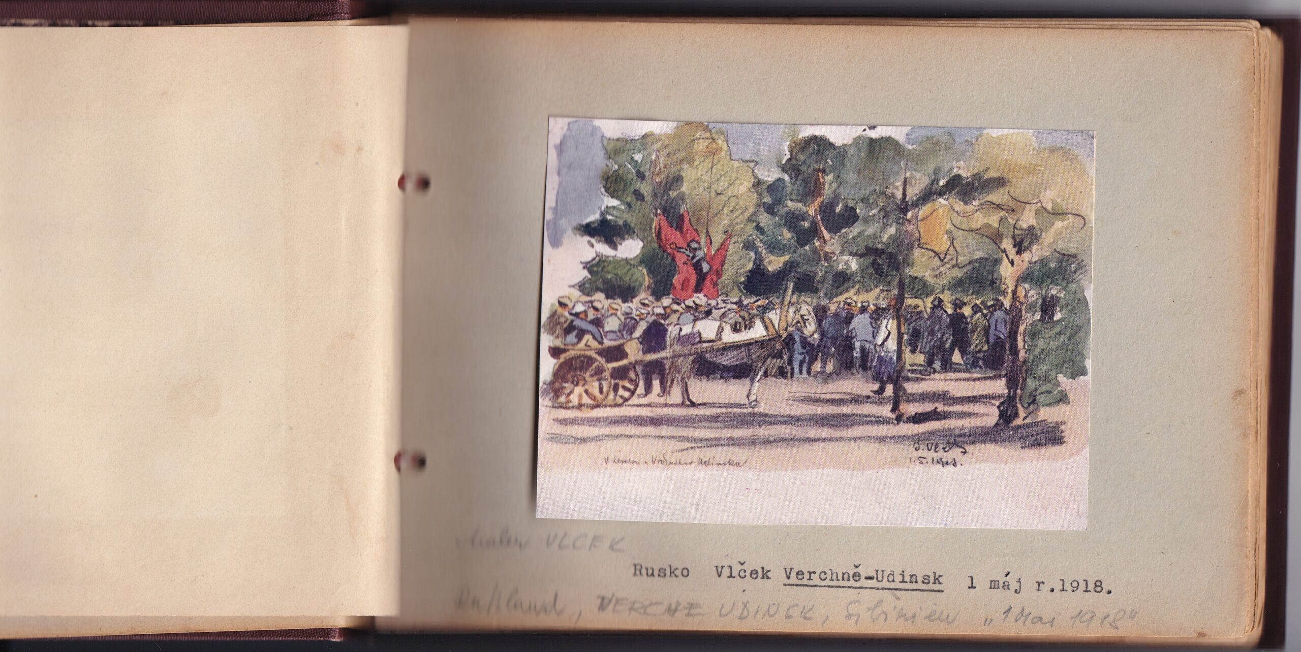 Album obrázků Rusko, Itálie - z fronty, legie Bartoš, Vlček, Malý 36 ks - Obrázek 3