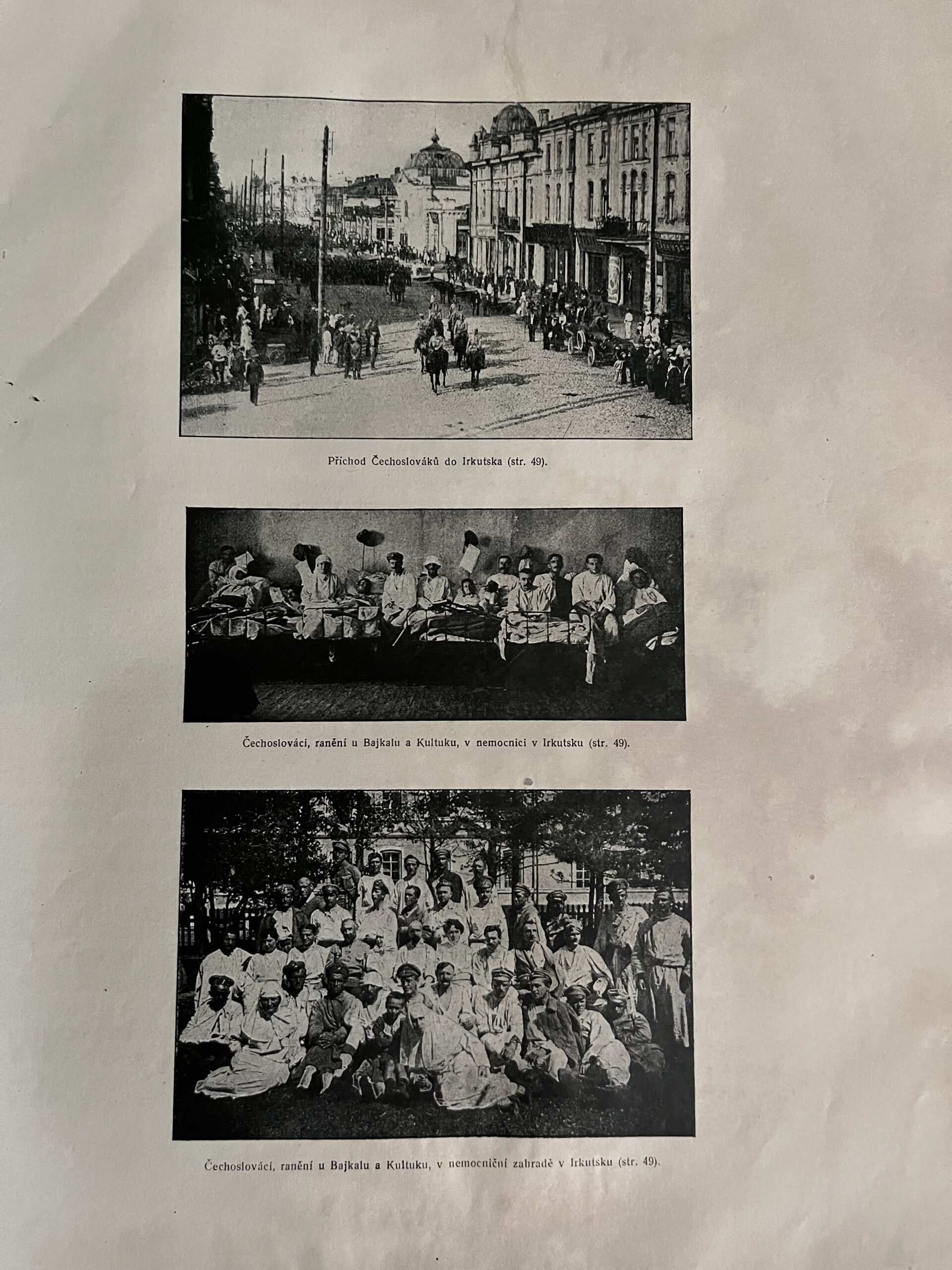 Kniha Přehled vzniku čs. vojska v Rusku - mapky, snímky Legie - Obrázek 7