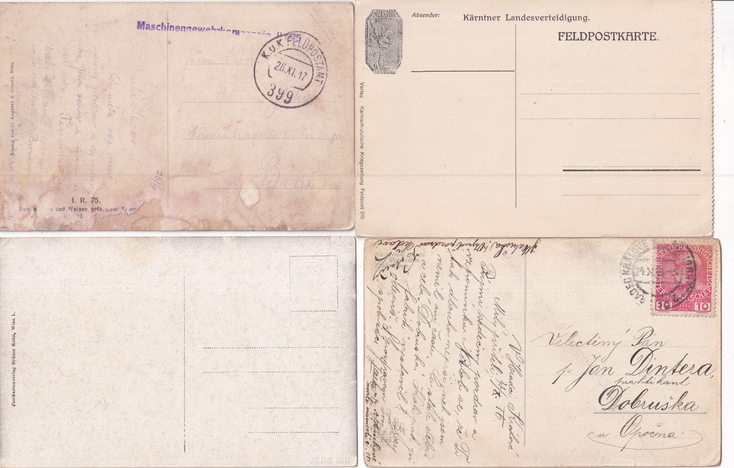 Vojenské pohlednice RU,WWI,vojáci na frontě,život v zákopech 41 ks - Obrázek 8