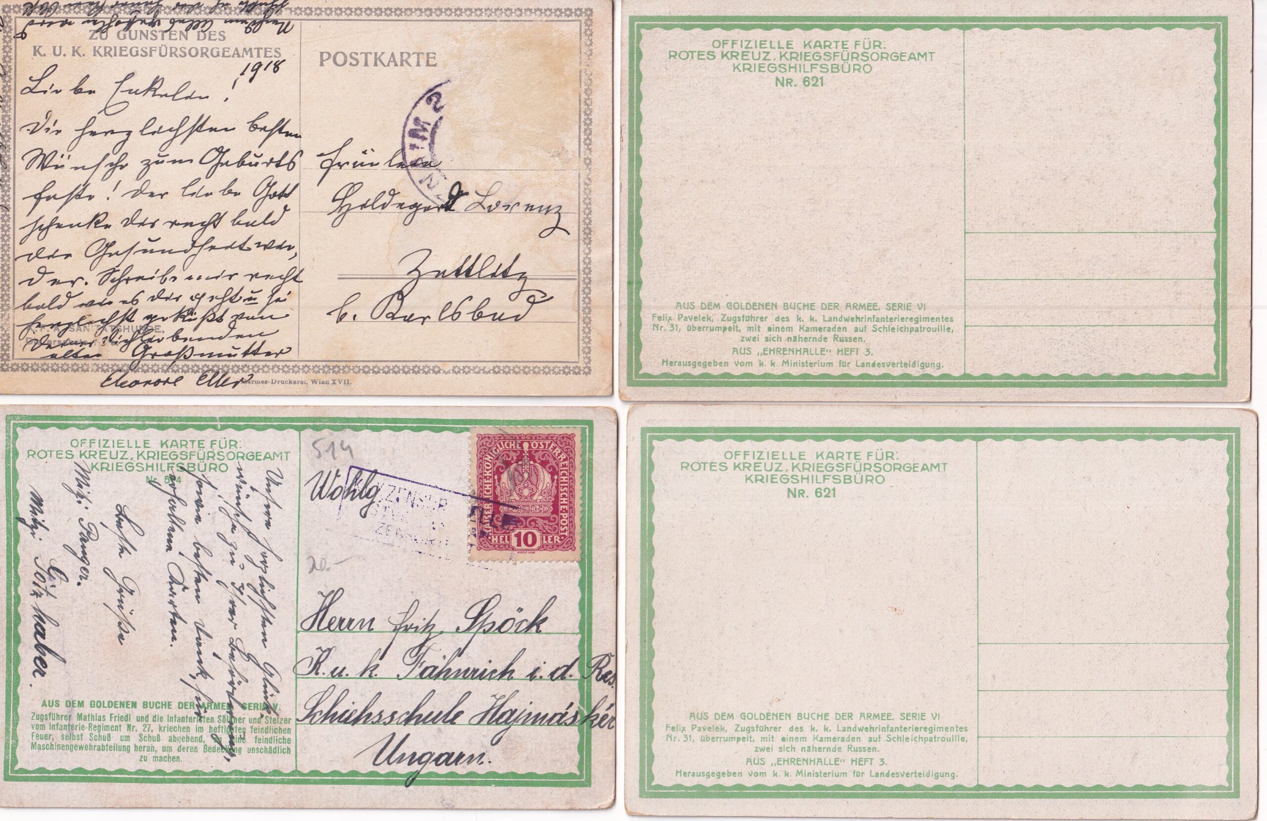 Vojenské pohlednice RU,WWI,vojáci na frontě,život v zákopech 41 ks - Obrázek 10