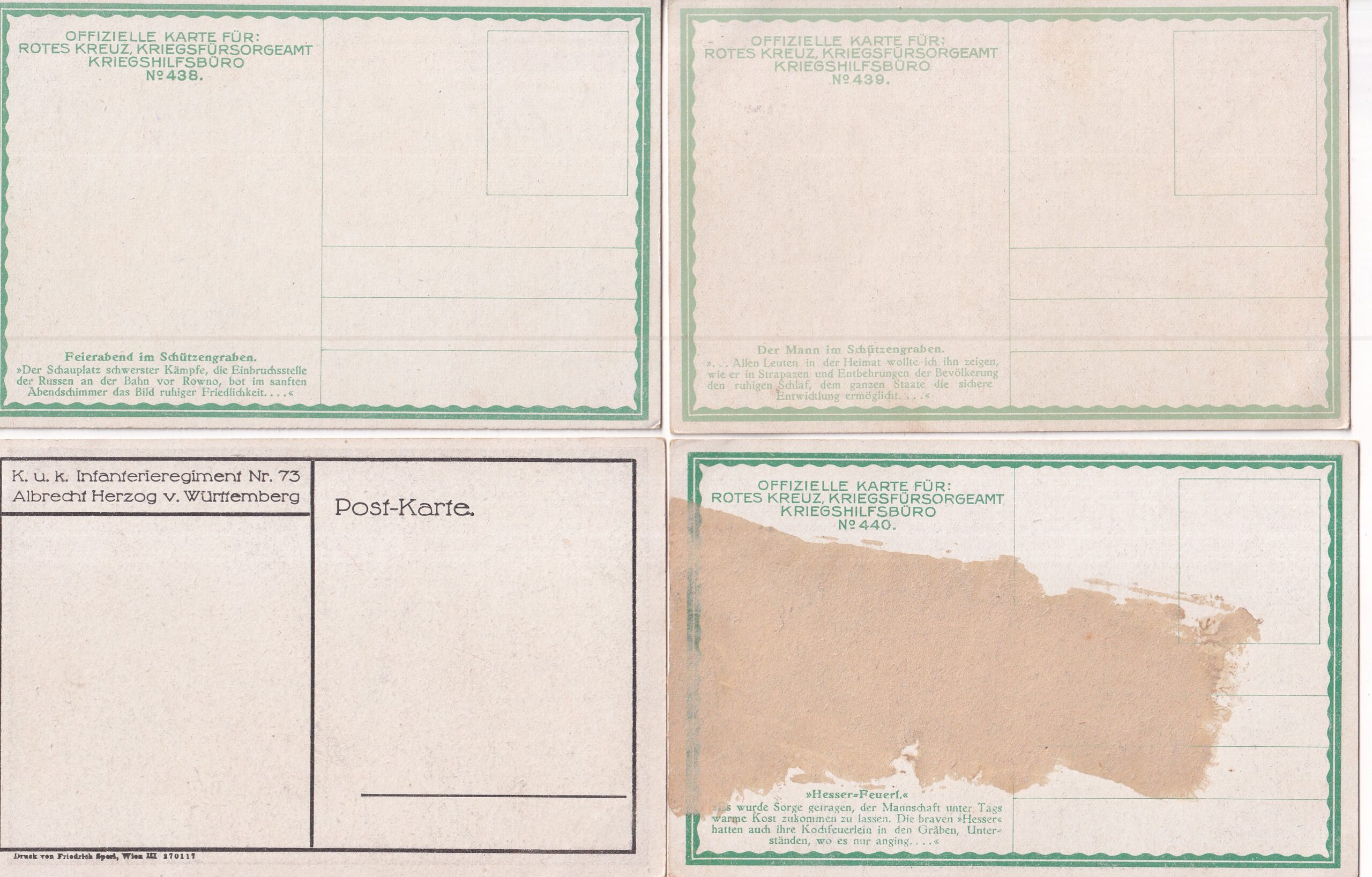 Vojenské pohlednice RU,WWI,vojáci na frontě,život v zákopech 41 ks - Obrázek 12