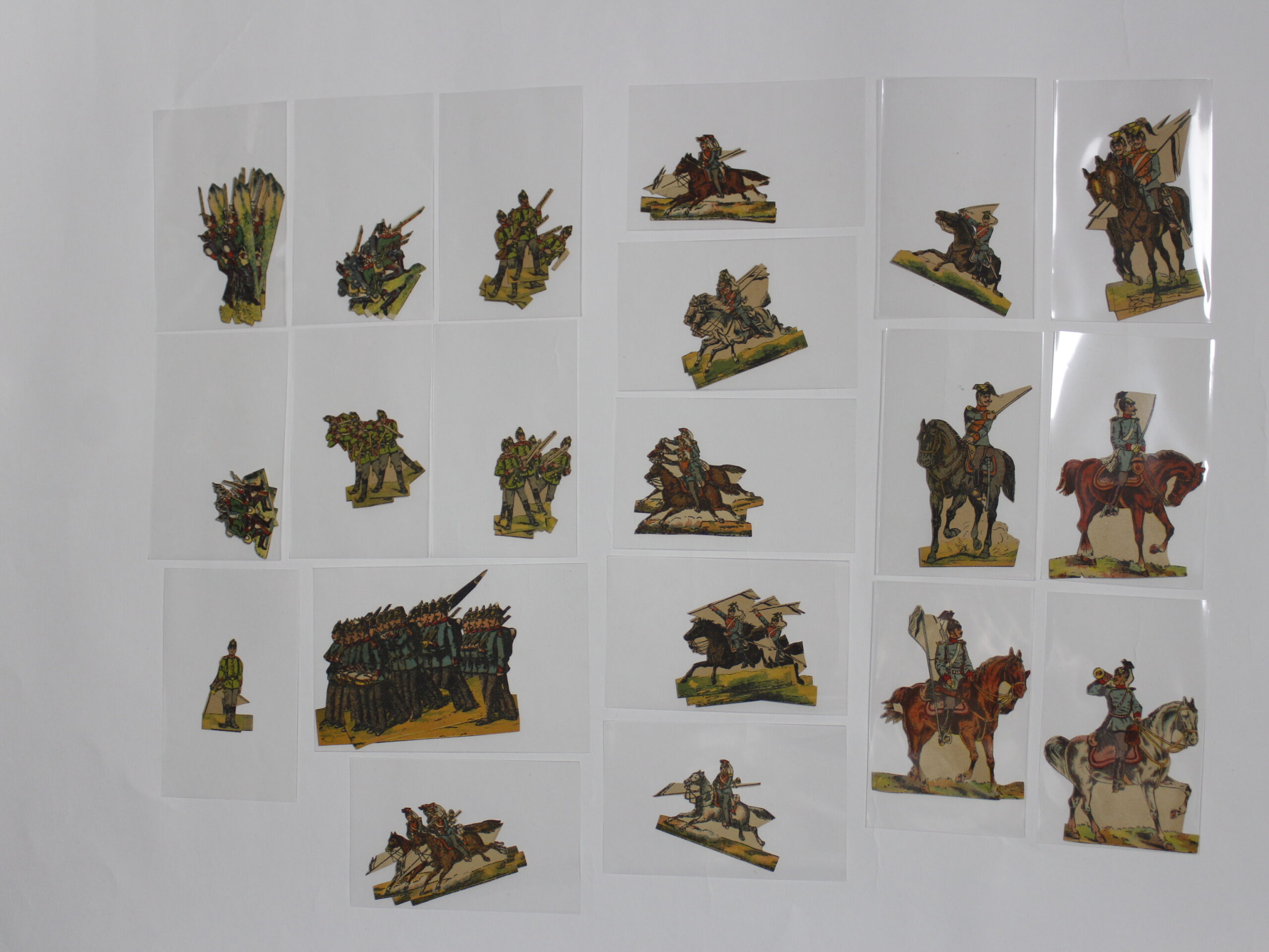 Papírové figurky vojáčků 1287ks různé armády,dělostřelci,námořníci... - Obrázek 20