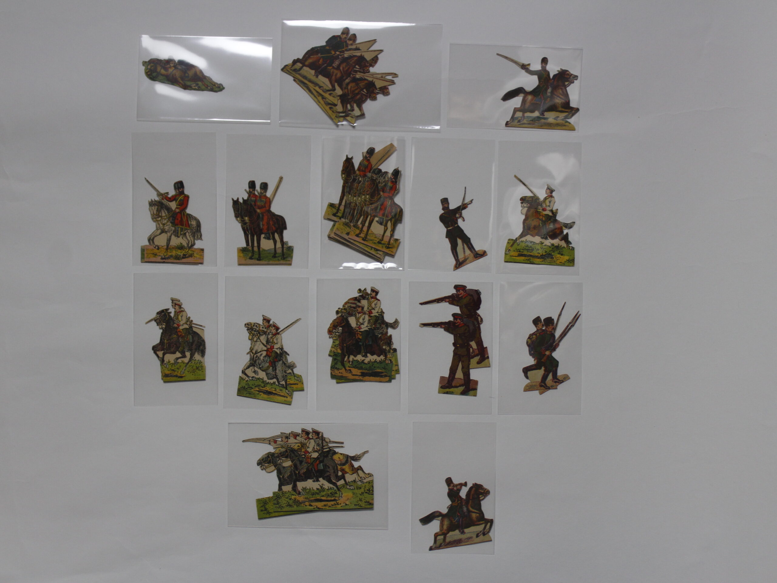 Papírové figurky vojáčků 1287ks různé armády,dělostřelci,námořníci... - Obrázek 14