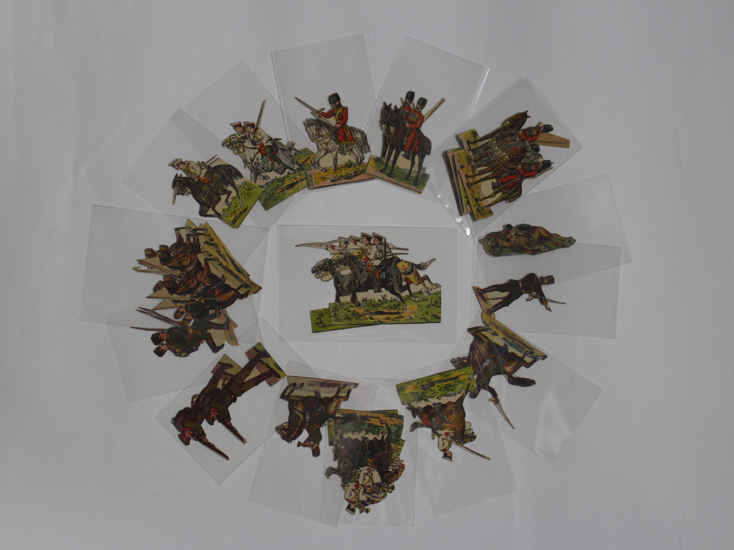 Papírové figurky vojáčků 1287ks různé armády,dělostřelci,námořníci... - Obrázek 15