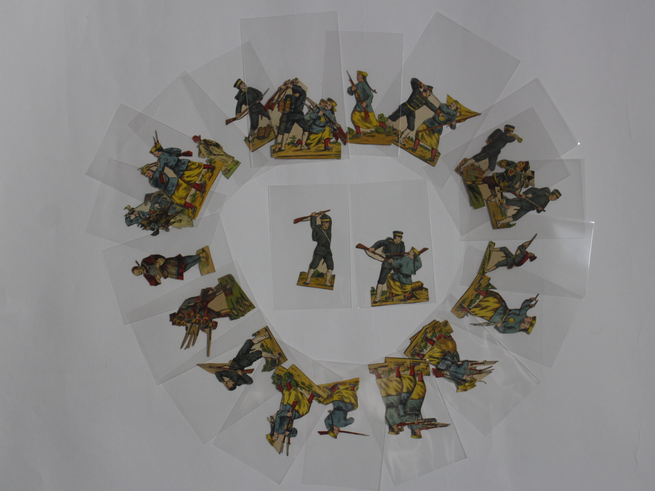 Papírové figurky vojáčků 1287ks různé armády,dělostřelci,námořníci... - Obrázek 16
