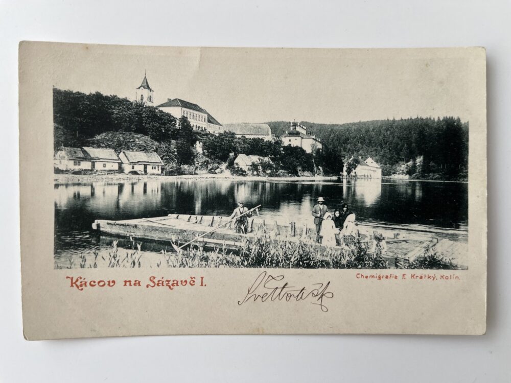 Pohlednice místopis Kácov na Sázavě okres Kutná Hora