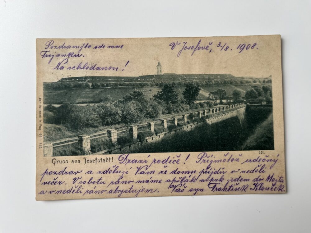 Pohlednice místopis Josefov - okres Náchod r.1908