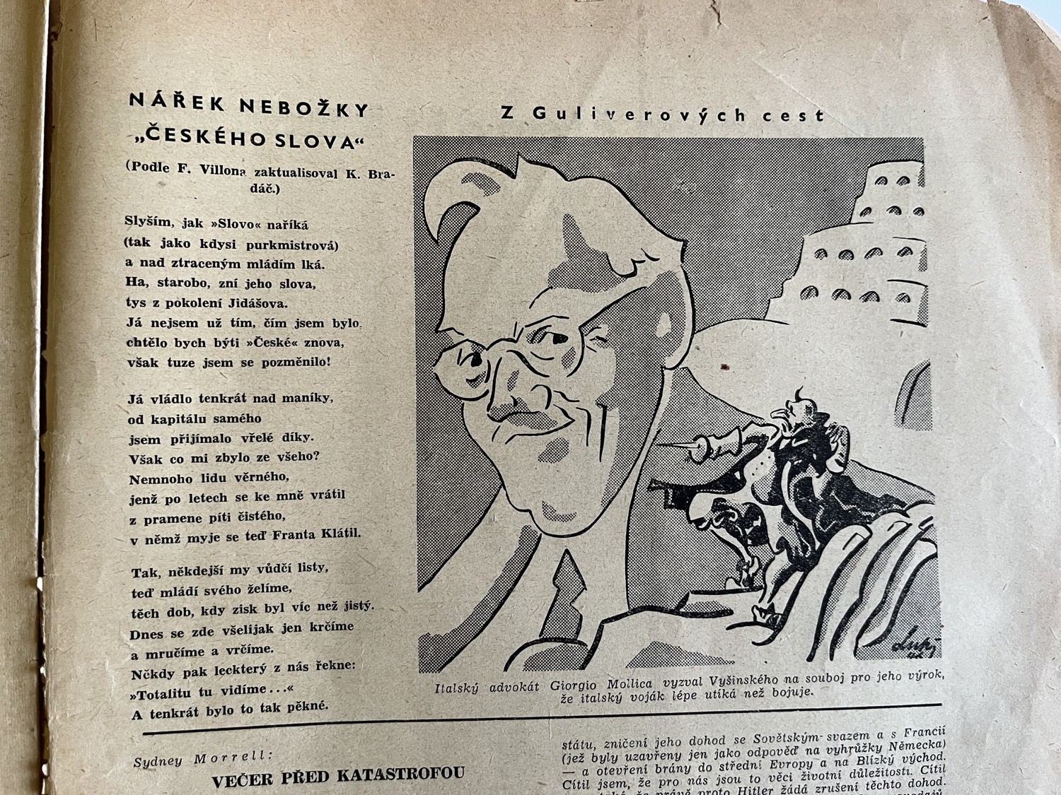 Tvorba - týdeník pro kulturu a politiku, 5 ks 1945 / 1946 - Obrázek 4