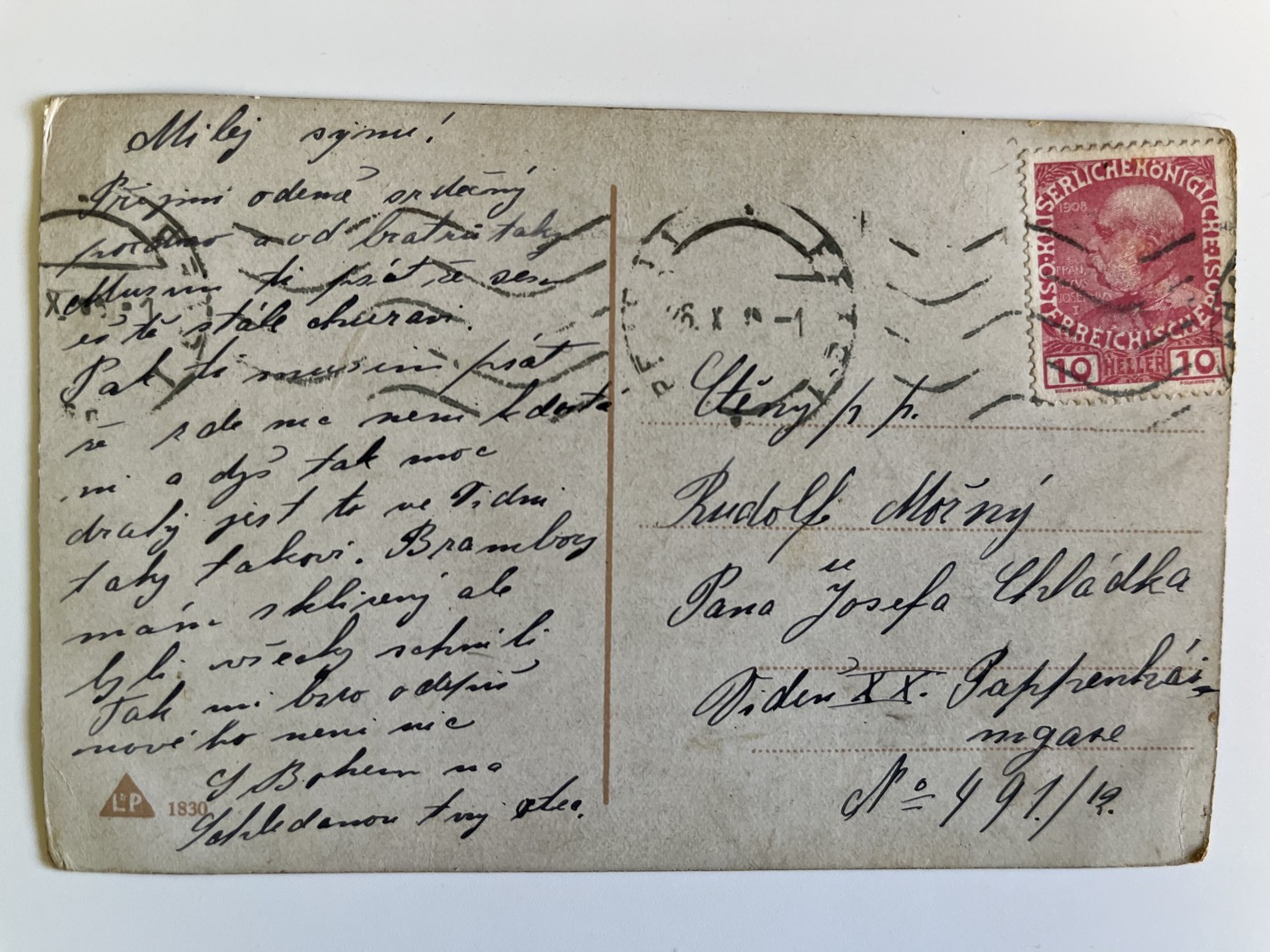 Vojenské pohlednice WW1 Vojáci na frontě, pušky, výstroj 6 ks - Obrázek 10