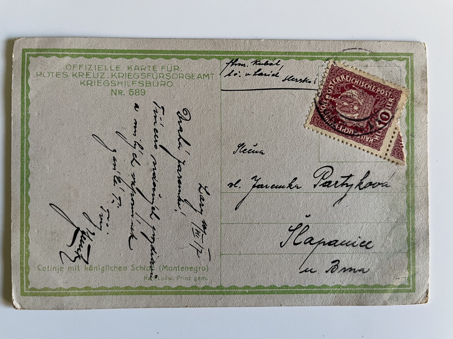 Vojenské pohlednice WW1 Hořící vesnice v Ruském Polsku, série 4 ks - Obrázek 7