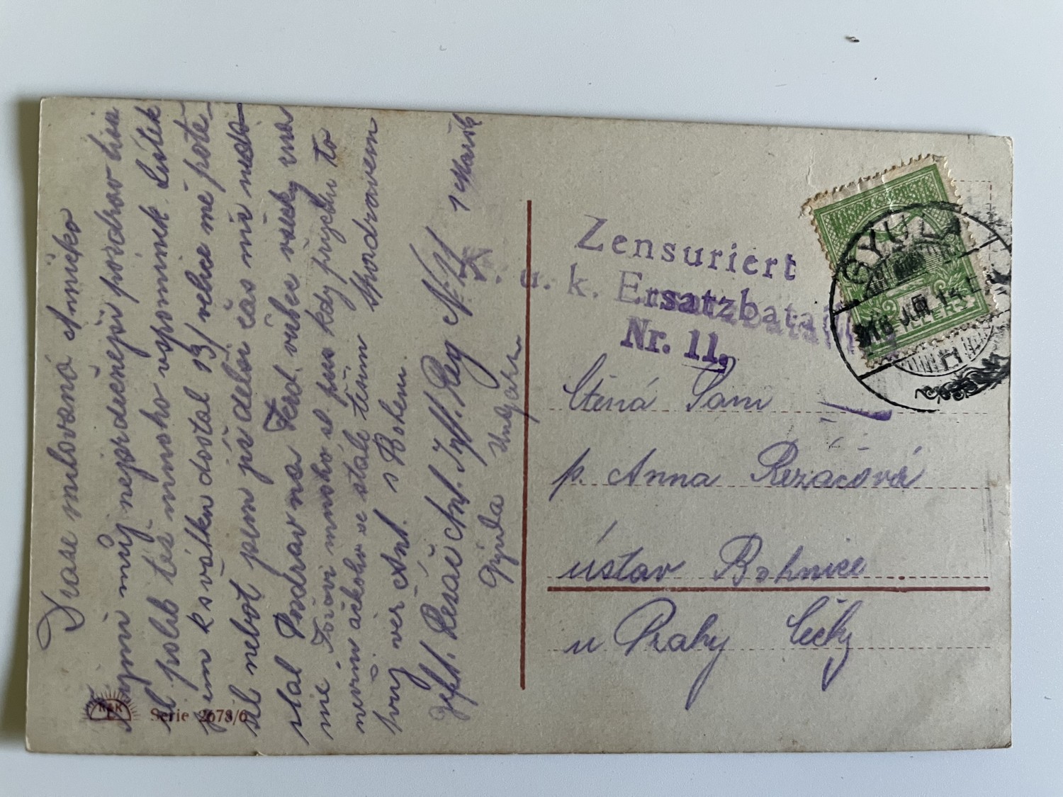 Vojenská pohlednice s verši RU, WW1 Voják s rodinou, dívkou série 8 ks - Obrázek 13