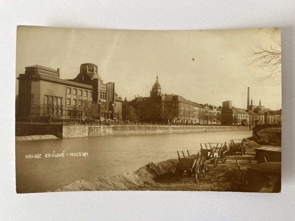 Pohlednice místopis - Hradec Králové - Muzeum, 1926