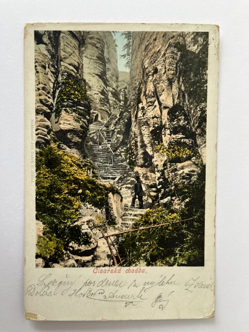 Pohlednice místopis - Císařská chodba, okres Jičín datum foto 1903