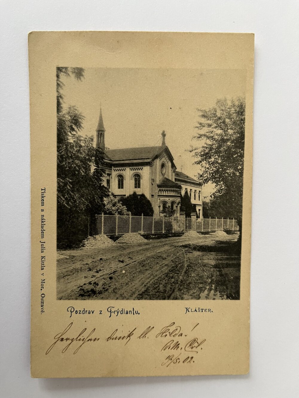 Pohlednice Frýdlant nad Ostravicí - Klášter, okres Frýdek Místek, 1902