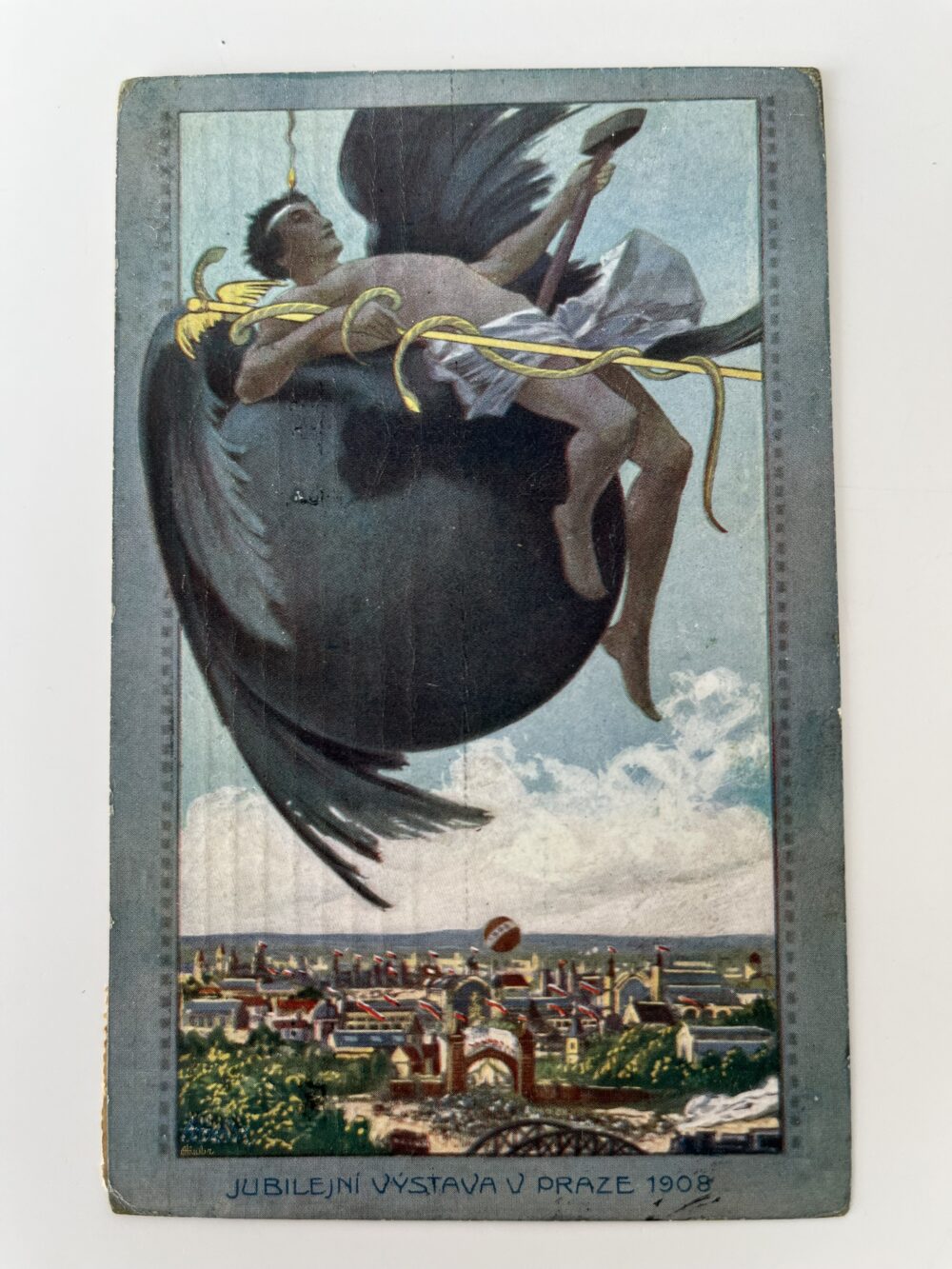 Pohlednice místopis Jubilejní výstava v Praze, r.1908