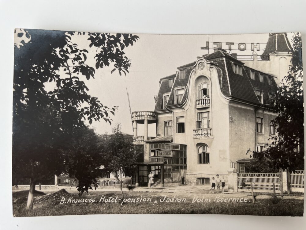 Pohlednice Hotel - pension Jadran Dolní Počernice Praha, 1940