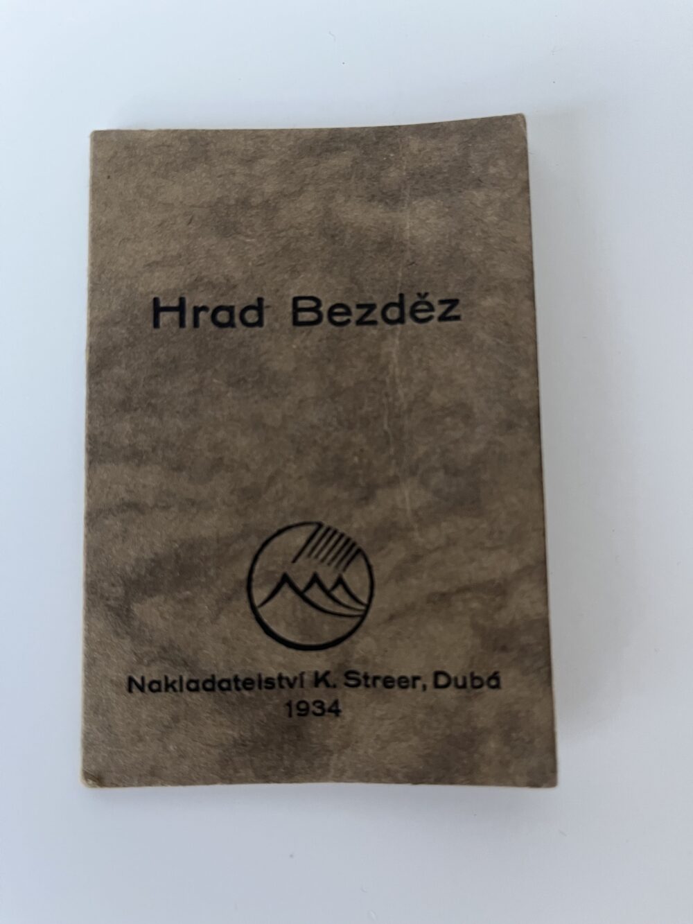 Leporelo Hrad Bezděz, 9 snímků 1934 okres Česká Lípa
