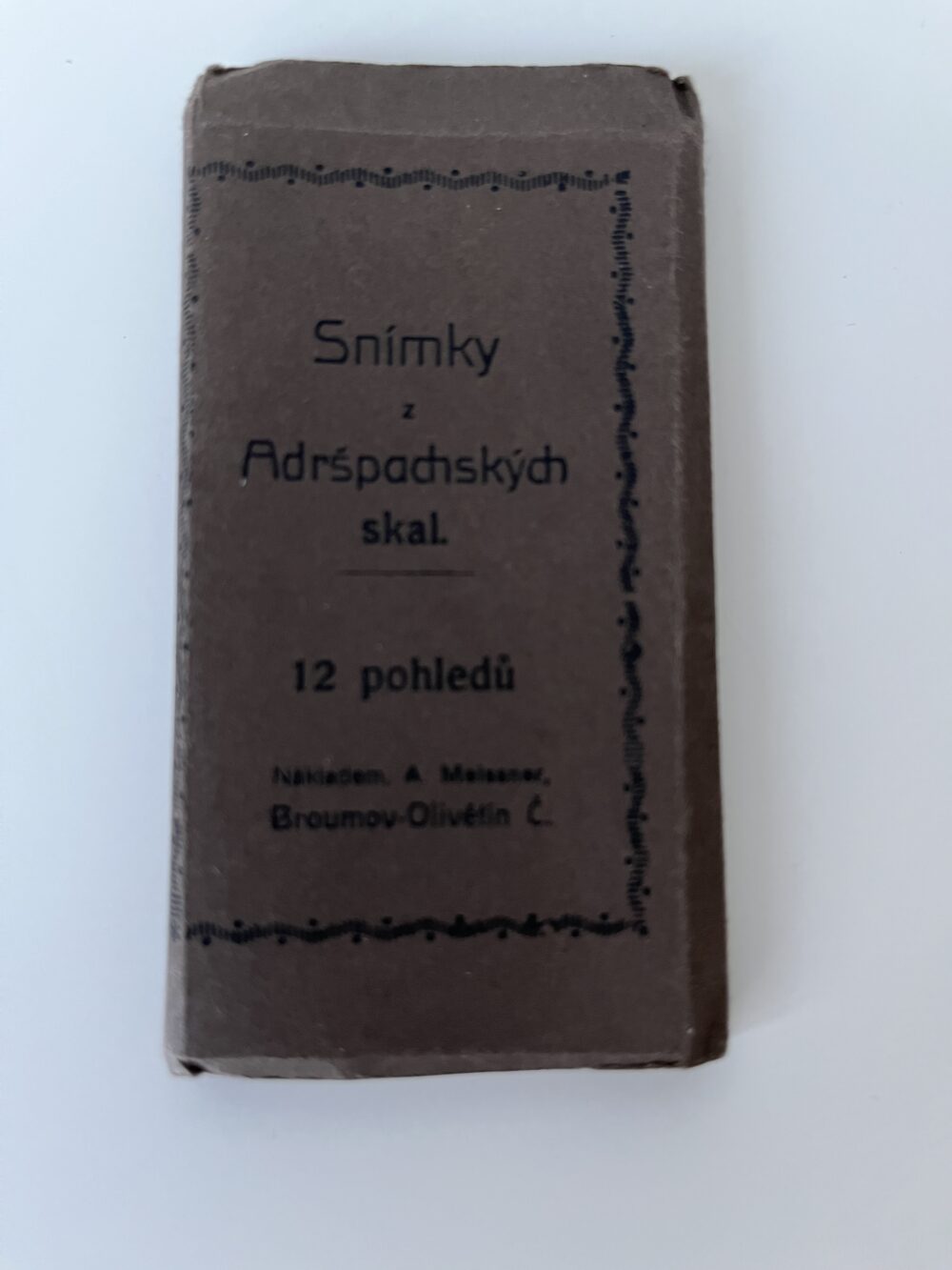 Leporelo - Snímky z Adršpachských skal, 12 ks