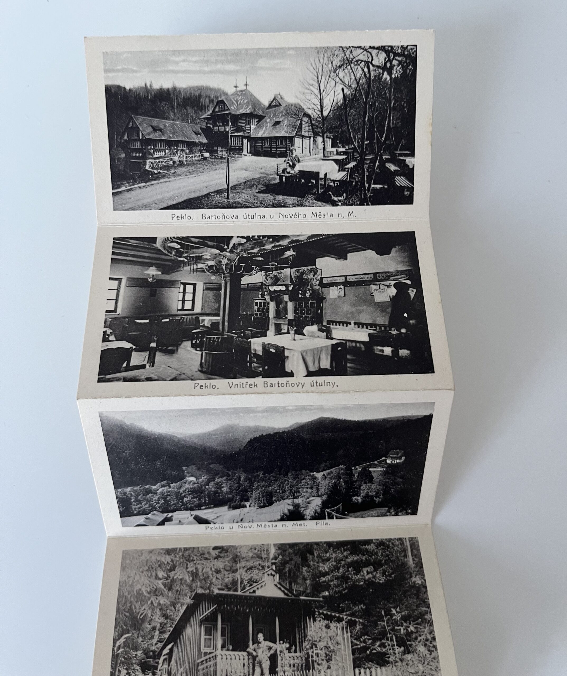 Leporelo Peklo u Nového Města nad Metují, razítko Peklo 12 snímků - Obrázek 4