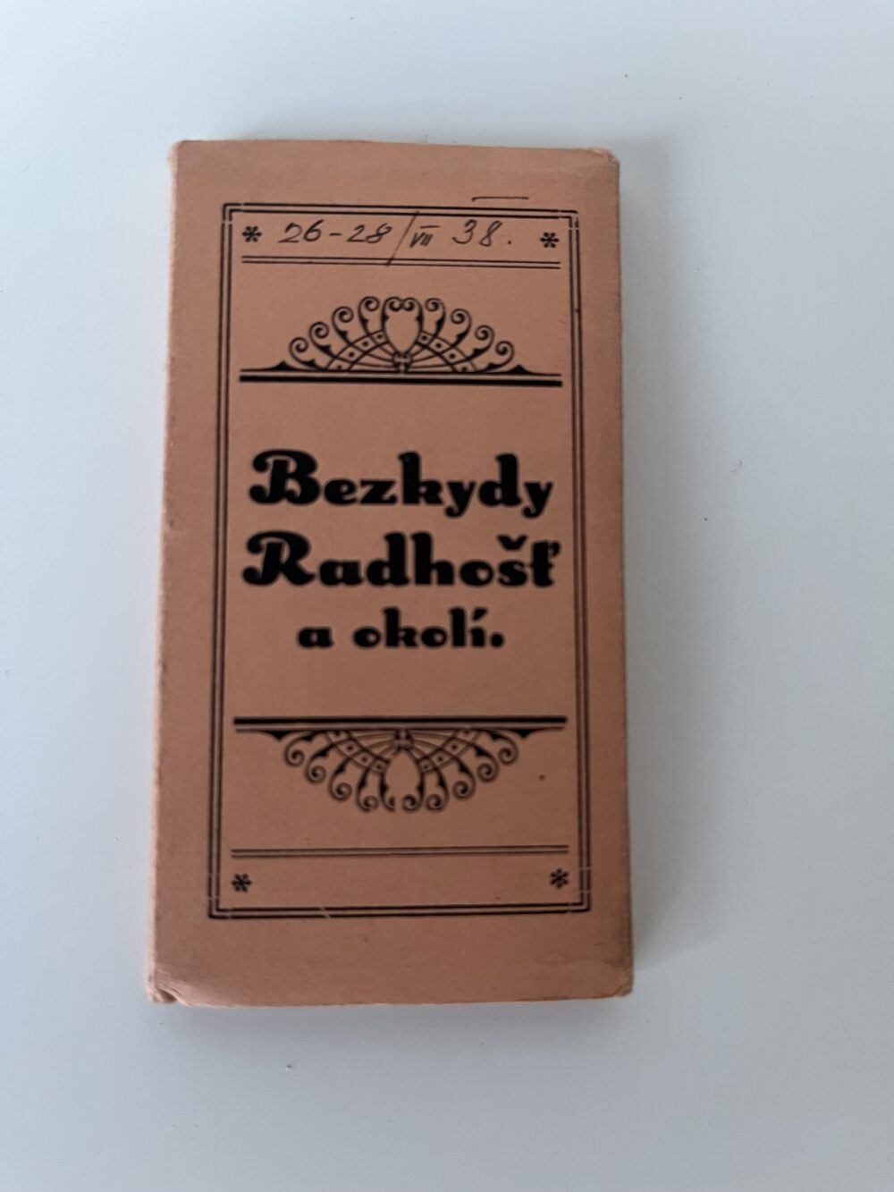 Leporelo Beskydy Radhošť a okolí, 12 snímků r.1938